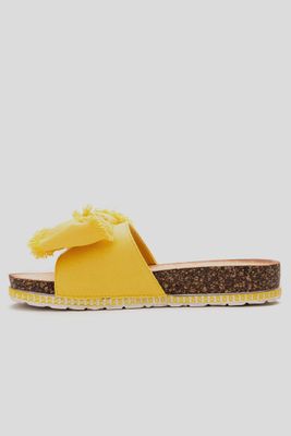 Imagen 2 del producto Sandalia Mujer Amarillo Lazo Chancleta