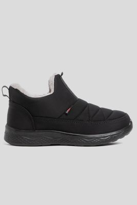 Zapatilla Hombre Negro Mozón Chancleta