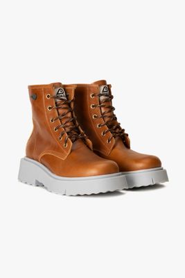 Imagen 2 del producto Botín Cuero Atenea Café Celeste Landazuri