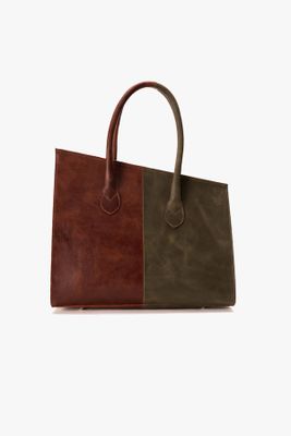 Imagen 2 del producto Cartera de Mano Bi Verde Café Landazuri