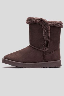 Imagen 2 del producto Bota Mujer Café Moro Felpu Chancleta