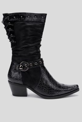 Bota Mujer Negro Ellen Thunder Blue