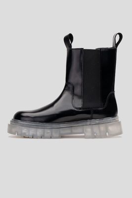 Imagen 2 del producto Botín Cuero Vesta Negra - Cristal Landazuri