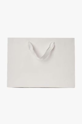 Pack 50 Bolsa de Lujo Couché Tamaño 25x35x12 cm Blanco Chinitown