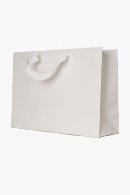 Imagen 2 del producto Pack 50 Bolsa de Lujo Couché Tamaño 25x35x12 cm Blanco Chinitown