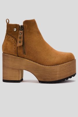 Botín Mujer Camel Broki Boteli