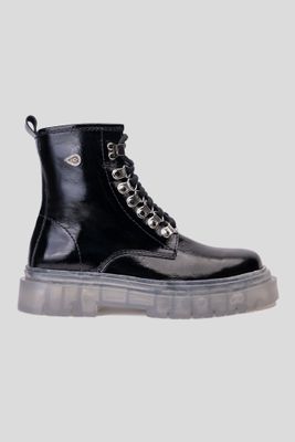 Botín Cuero Priss Negra Landazuri