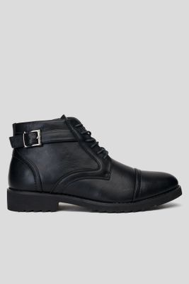 Botín Hombre Negro Darío Thunder Blue