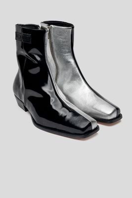 Imagen 2 del producto Botín Cuero Hela Plata Landazuri