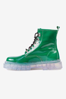 Imagen 2 del producto Botín Cuero Astar Verde Cristal Landazuri