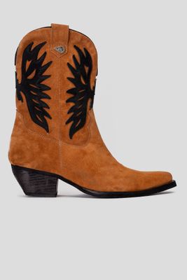 Bota Cuero Vaquera Altar Tostado Landazuri