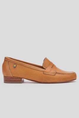 Mocasín Cuero Ficus Beige Acha