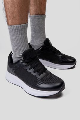 Imagen 2 del producto Zapatilla Hombre Negro Blanco Kansas Apóstol