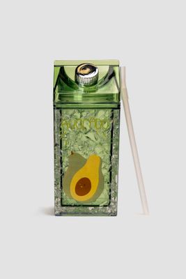 Botella De Agua 1 Doble Pared Plástico Hielo Verde Chinitown