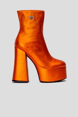 Taco Cuero Mesalina Naranja Landazuri