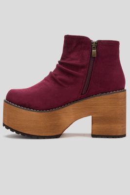 Imagen 2 del producto Botín Casual Mujer Burdeo Zahara Chinitown