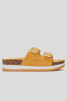 Sandalia Mujer Café Taylor Chancleta