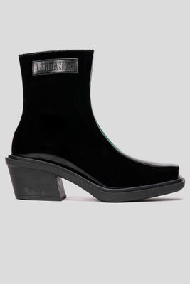 Botín Cuero Hela Verde Landazuri