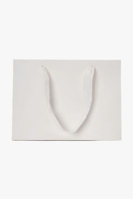 Pack 50 Bolsa de Lujo Couché Tamaño 20x25x12 cm Blanco Chinitown