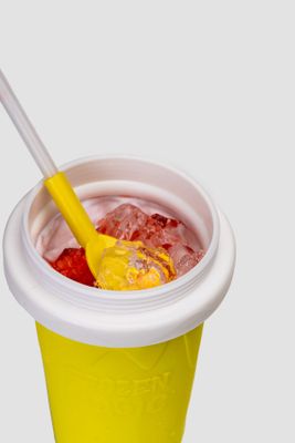 Imagen 2 del producto Vaso Magico Para Granizado Con Bombilla Amarillo Chinitown