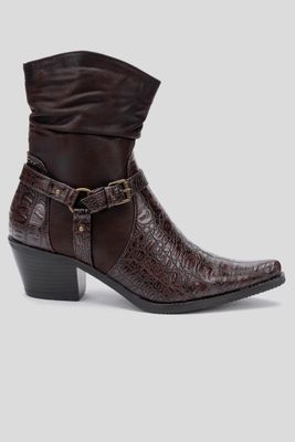 Bota Mujer Café oscuro Zucca Thunder Blue