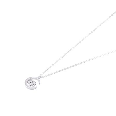 Collar de Plata Esterlina 925 Árbol de la Vida Circón