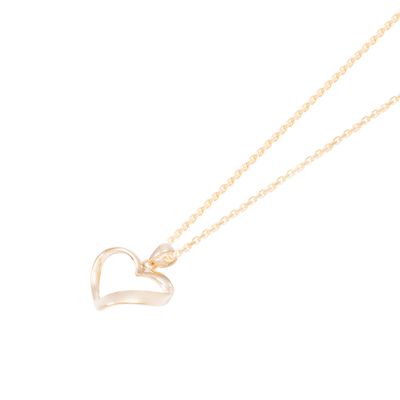Imagen 2 del producto Colgante Oro Amarillo 18kt Corazón Moderno