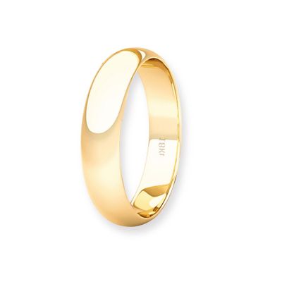 Imagen 1 del producto Argolla Matrimonio de Oro Amarillo 18kt Inglés Venecia de 3,5mm