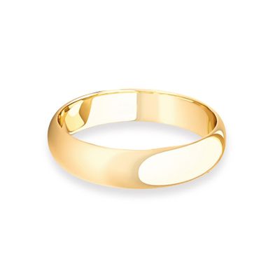Imagen 2 del producto Argolla Matrimonio de Oro Amarillo 18kt Inglés Venecia de 3,5mm