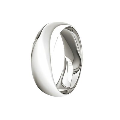 Argolla Matrimonio de Oro Blanco 18kt Inglés Argos de 5,0mm