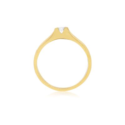 Imagen 2 del producto Anillo Compromiso Oro Amarillo 18kt  Nantes 1x6ptos Diamante