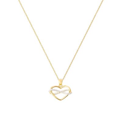 Imagen 2 del producto Colgante de Oro 18kt Corazon Infinito