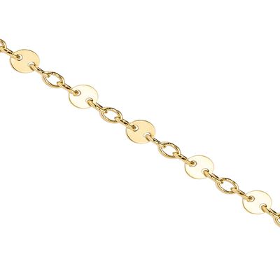 Imagen 2 del producto Pulsera de Oro 18kt Circulos Intercalados