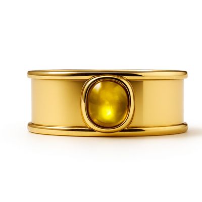 Anillo Oro 18kt Topacio Oval