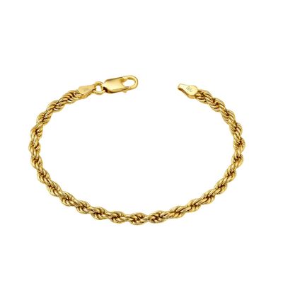 Pulsera Plata Esterlina 925 Revestida en Oro 18kt Turbillón