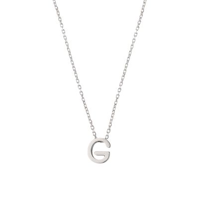 Imagen 2 del producto Collar de Plata Esterlina 925 Letra G