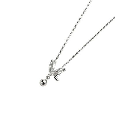 Collar de Plata Esterlina 925 Circonitas Corazón