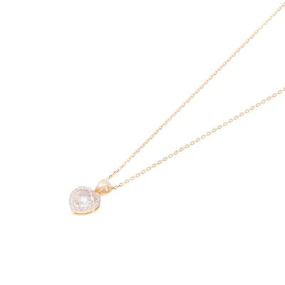 Imagen 2 del producto Colgante Oro Amarillo 18kt Corazón adornado con Circonitas