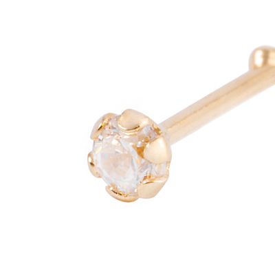 Imagen 2 del producto Aro Piercing de Oro 18kt Circonita