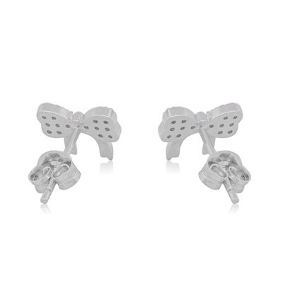 Imagen 2 del producto Aros de Plata Esterlina 925 Cinta Circonita