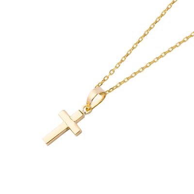 Imagen 2 del producto Colgante de Oro 14kt Cruz Tubo Pequeña