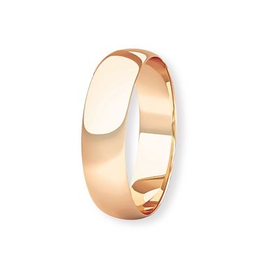 Argolla Matrimonio de Oro Miel 18kt Inglés Vicenza de 4,0mm