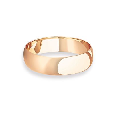Imagen 2 del producto Argolla Matrimonio de Oro Miel 18kt Inglés Vicenza de 4,0mm