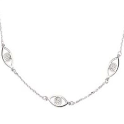 Imagen 2 del producto Pulsera Oro Blanco 18kt Diamantes 4 Puntos