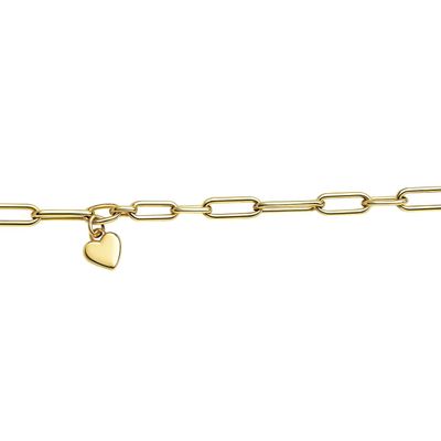 Imagen 2 del producto Pulsera Oro Amarillo 18kt Eslabon-Corazón