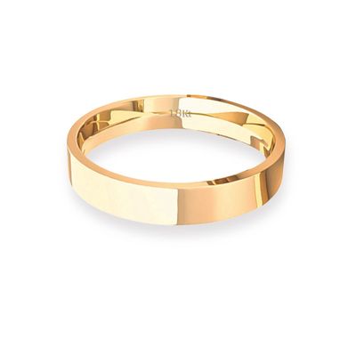 Imagen 2 del producto Argolla Matrimonio de Oro Amarillo 18kt Tubo ErgoFit Portus de 3,5mm