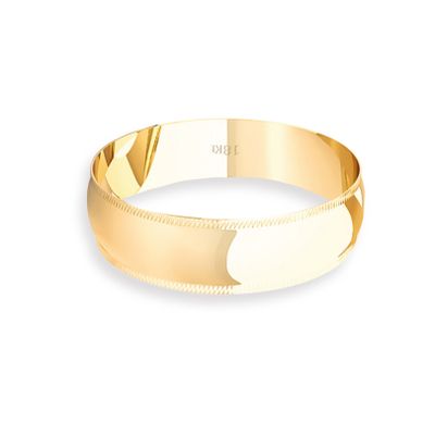 Imagen 2 del producto Argolla Matrimonio de Oro Amarillo 18kt Inglés Alejandrina de 5,0mm
