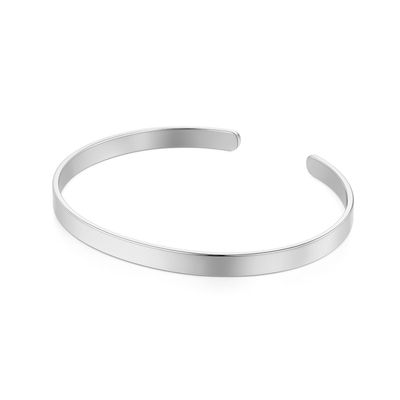 Imagen 2 del producto Pulsera de Plata Esterlina 925 Esclava Abierta Recta