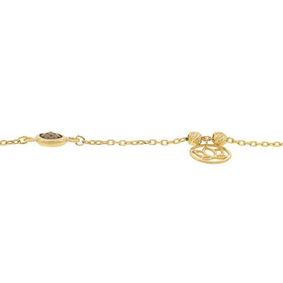 Imagen 2 del producto Pulsera de Oro 18kt Flor de Topacio