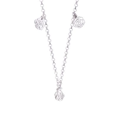 Imagen 2 del producto Collar de Plata Esterlina 925 Flores 15